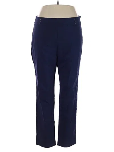 Pre-owned Jm Collection Active Pants In Blue
