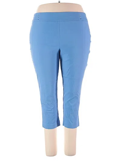 Pre-owned Jm Collection Active Pants In Blue