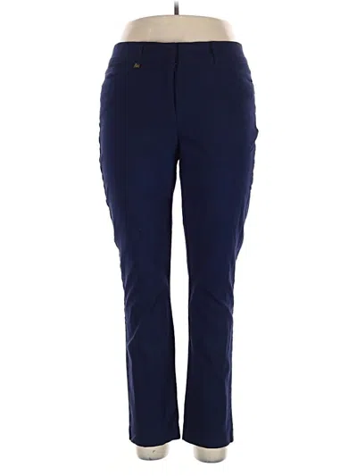 Pre-owned Jm Collection Active Pants In Blue