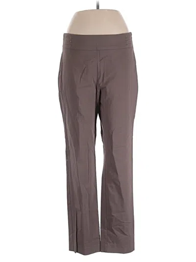 Pre-owned Jm Collection Active Pants In Brown