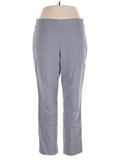 Pre-owned Jm Collection Active Pants In Gray