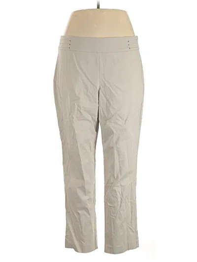 Pre-owned Jm Collection Active Pants In Gray