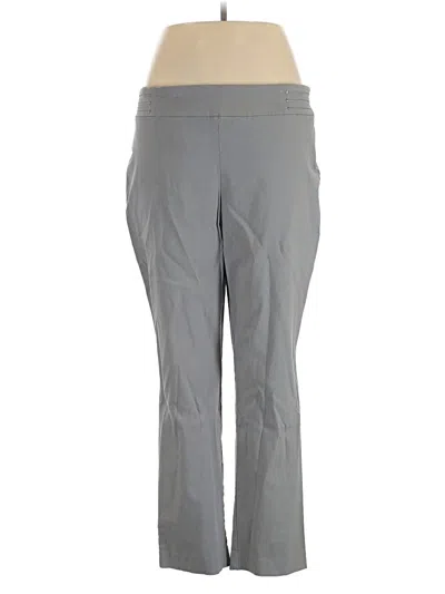 Pre-owned Jm Collection Active Pants In Gray
