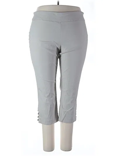 Pre-owned Jm Collection Active Pants In Gray