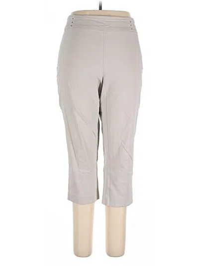Pre-owned Jm Collection Active Pants In Gray
