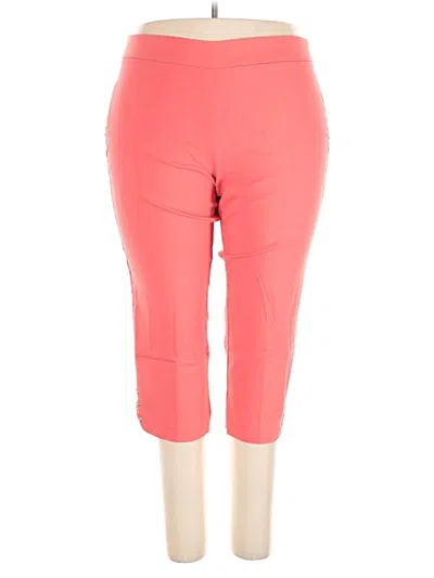 Pre-owned Jm Collection Active Pants In Pink