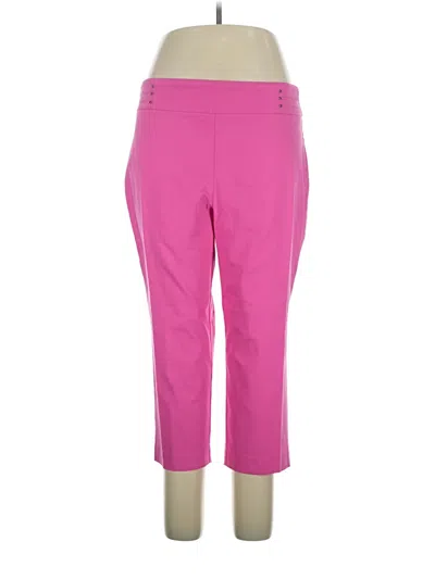 Pre-owned Jm Collection Active Pants In Pink