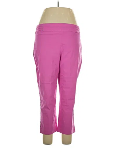 Pre-owned Jm Collection Active Pants In Pink