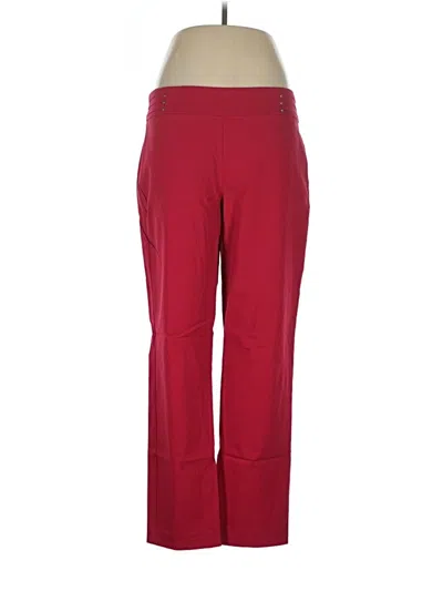 Pre-owned Jm Collection Active Pants In Red