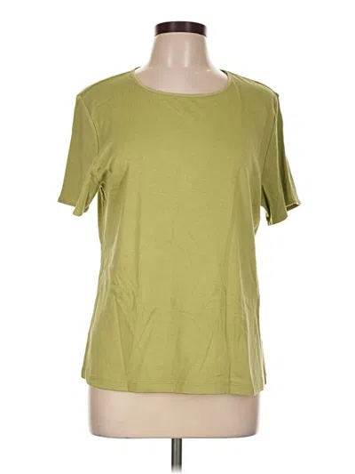 Pre-owned Jm Collection Active T-shirt In Green