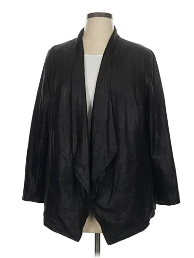 Pre-owned Jm Collection Blazer Jacket In Black