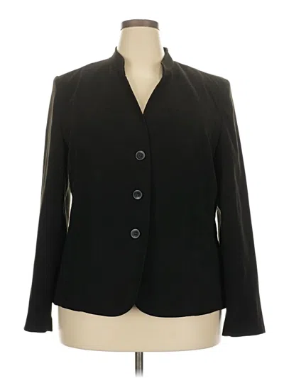 Pre-owned Jm Collection Blazer Jacket In Black