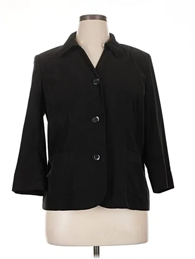 Pre-owned Jm Collection Blazer Jacket In Black