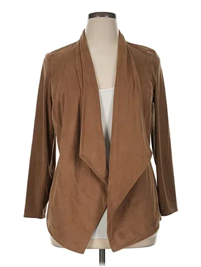 Pre-owned Jm Collection Blazer Jacket In Brown
