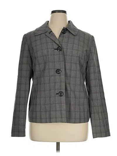 Pre-owned Jm Collection Blazer Jacket In Gray