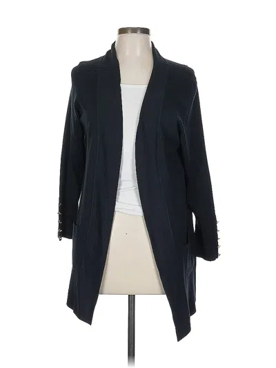 Pre-owned Jm Collection Cardigan Sweater In Black