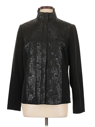 Pre-owned Jm Collection Cardigan Sweater In Black