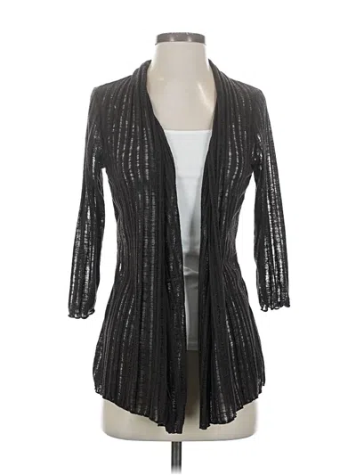 Pre-owned Jm Collection Cardigan Sweater In Black