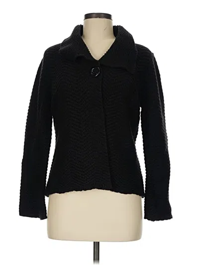 Pre-owned Jm Collection Cardigan Sweater In Black