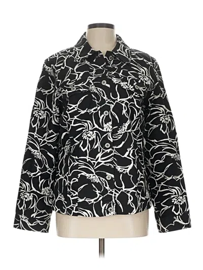 Pre-owned Jm Collection Cardigan Sweater In Black