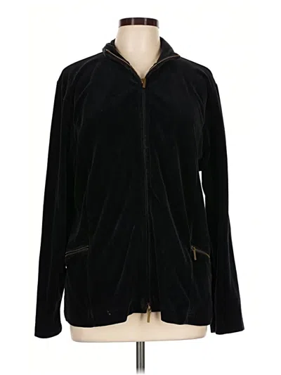 Pre-owned Jm Collection Cardigan Sweater In Black