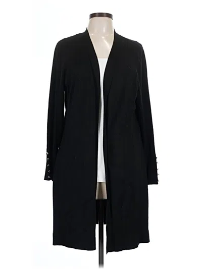 Pre-owned Jm Collection Cardigan Sweater In Black