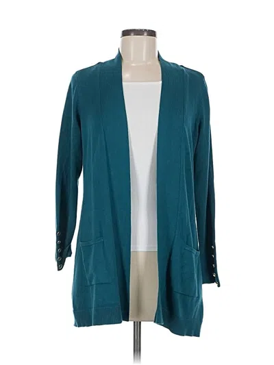 Pre-owned Jm Collection Cardigan Sweater In Blue