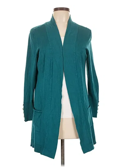 Pre-owned Jm Collection Cardigan Sweater In Blue