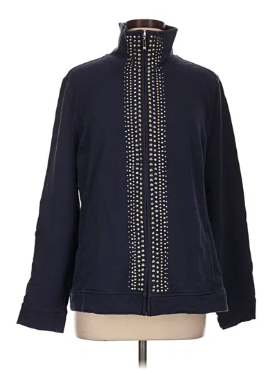 Pre-owned Jm Collection Cardigan Sweater In Blue