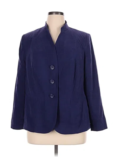 Pre-owned Jm Collection Cardigan Sweater In Blue