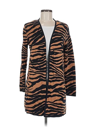 Pre-owned Jm Collection Cardigan Sweater In Brown