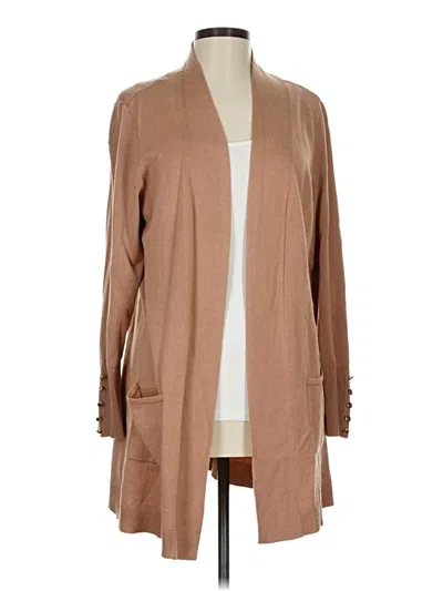 Pre-owned Jm Collection Cardigan Sweater In Brown