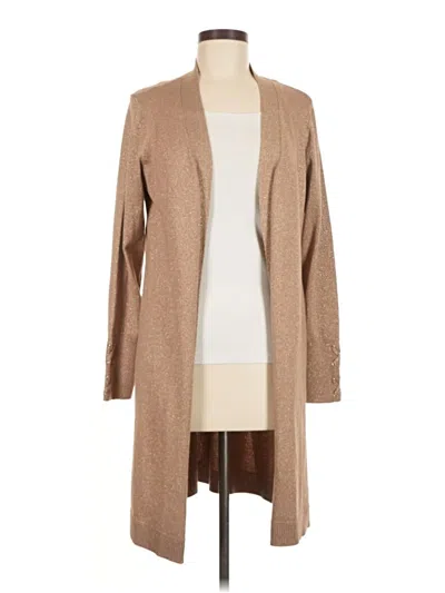 Pre-owned Jm Collection Cardigan Sweater In Brown