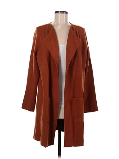Pre-owned Jm Collection Cardigan Sweater In Brown