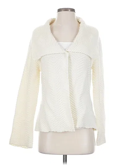 Pre-owned Jm Collection Cardigan Sweater In Ivory