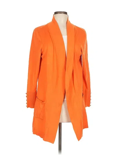 Pre-owned Jm Collection Cardigan Sweater In Orange