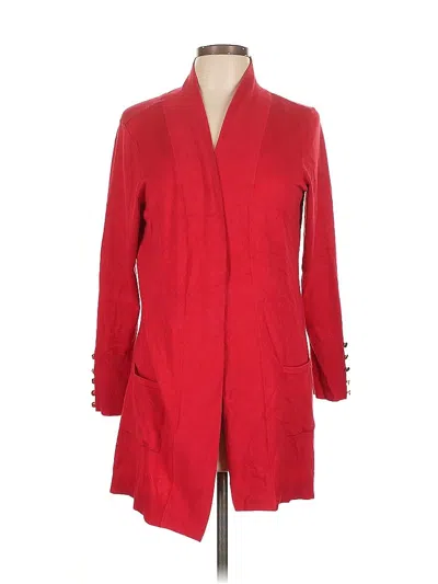 Pre-owned Jm Collection Cardigan Sweater In Red