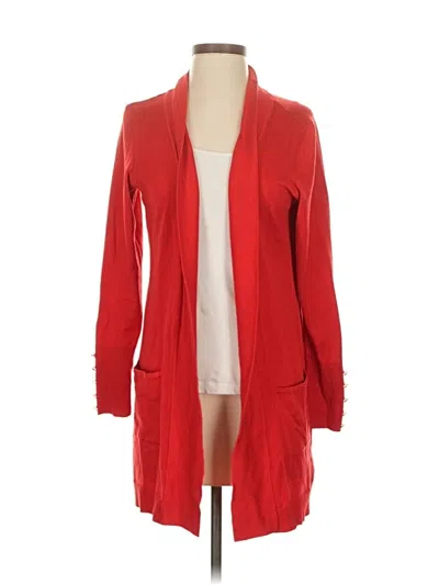 Pre-owned Jm Collection Cardigan Sweater In Red