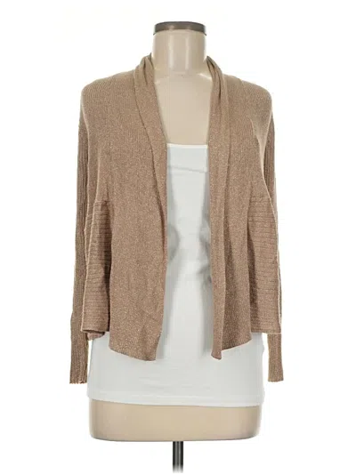 Pre-owned Jm Collection Cardigan Sweater In Tan