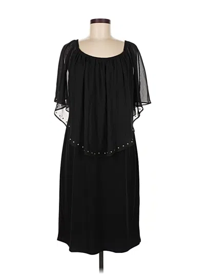 Pre-owned Jm Collection Casual Dress In Black