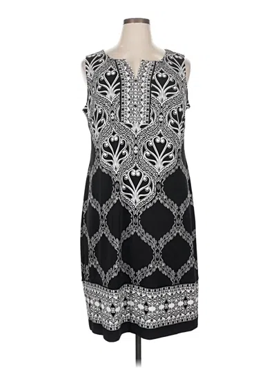 Pre-owned Jm Collection Casual Dress In Black