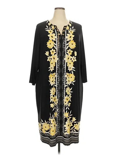 Pre-owned Jm Collection Casual Dress In Black