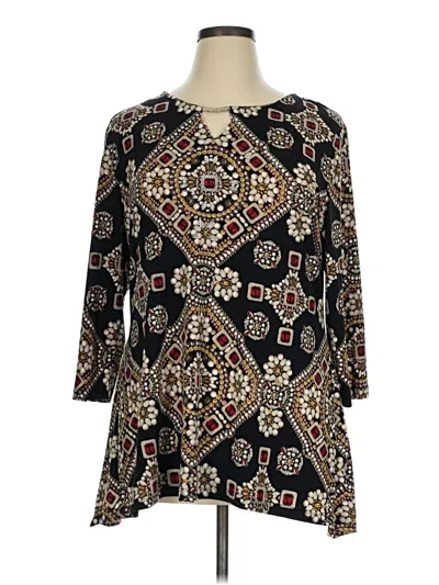Pre-owned Jm Collection Casual Dress In Black