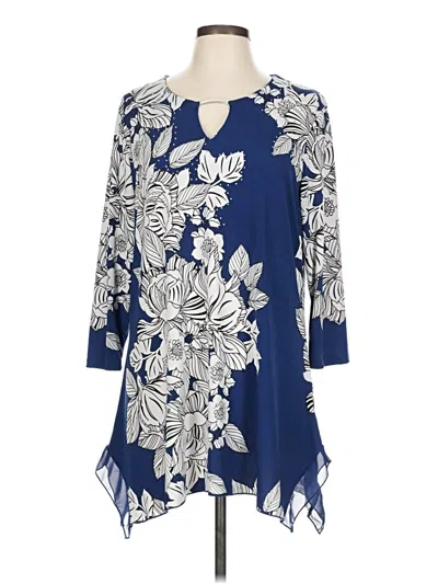 Pre-owned Jm Collection Casual Dress In Blue