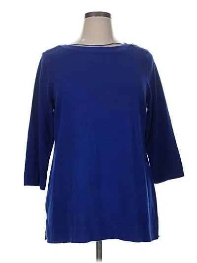 Pre-owned Jm Collection Casual Dress In Blue
