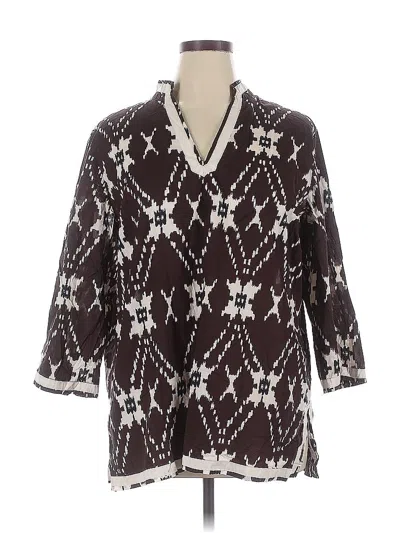 Pre-owned Jm Collection Casual Dress In Brown