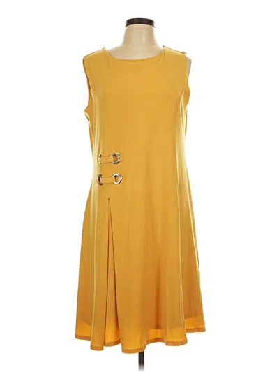 Pre-owned Jm Collection Casual Dress In Yellow