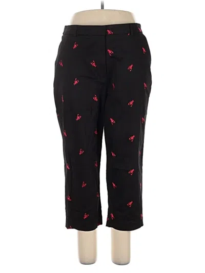 Pre-owned Jm Collection Casual Pants In Black