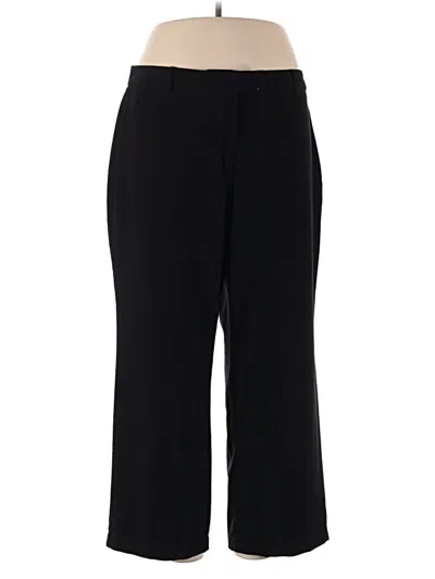 Pre-owned Jm Collection Casual Pants In Black