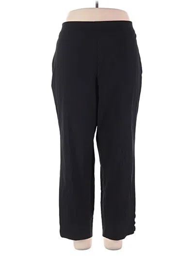 Pre-owned Jm Collection Casual Pants In Black